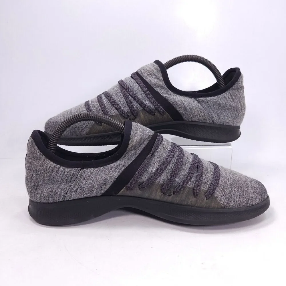 Skechers Goga Max Lite Athletic Slip On Shoe Womens Size 9.5 14751 Gray Black
